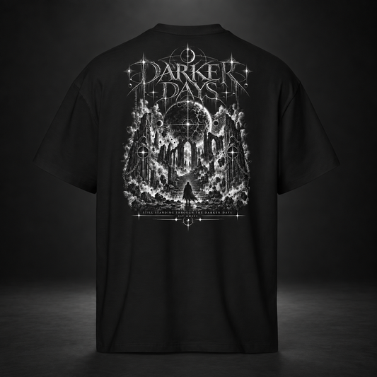 DARKER DAYS — Fallen Angel Tee | color:black
