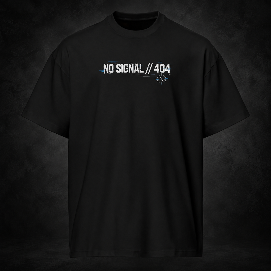 NO SIGNAL — Error 404 Tee