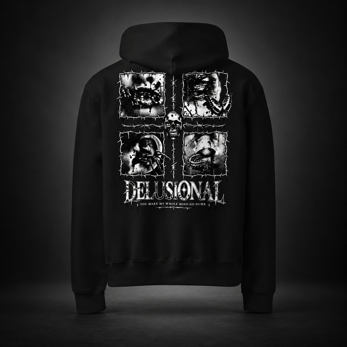 DELUSIONAL — Mind Numb | color:vintage black