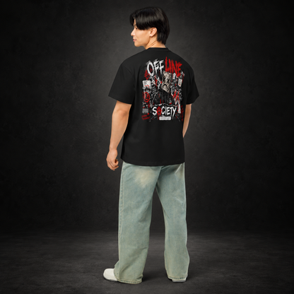 OFFLINE SOCIETY — Disconnected Minds Tee  | color:black