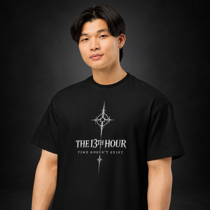 THE 13TH HOUR — Time Doesn’t Exist Tee | color:black