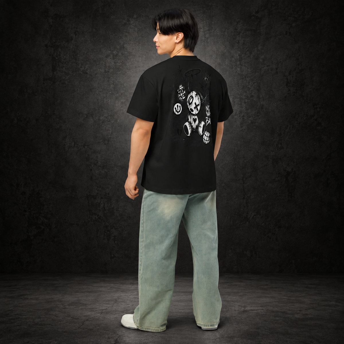 ROOM 013 — Lost Signal Tee | color:black