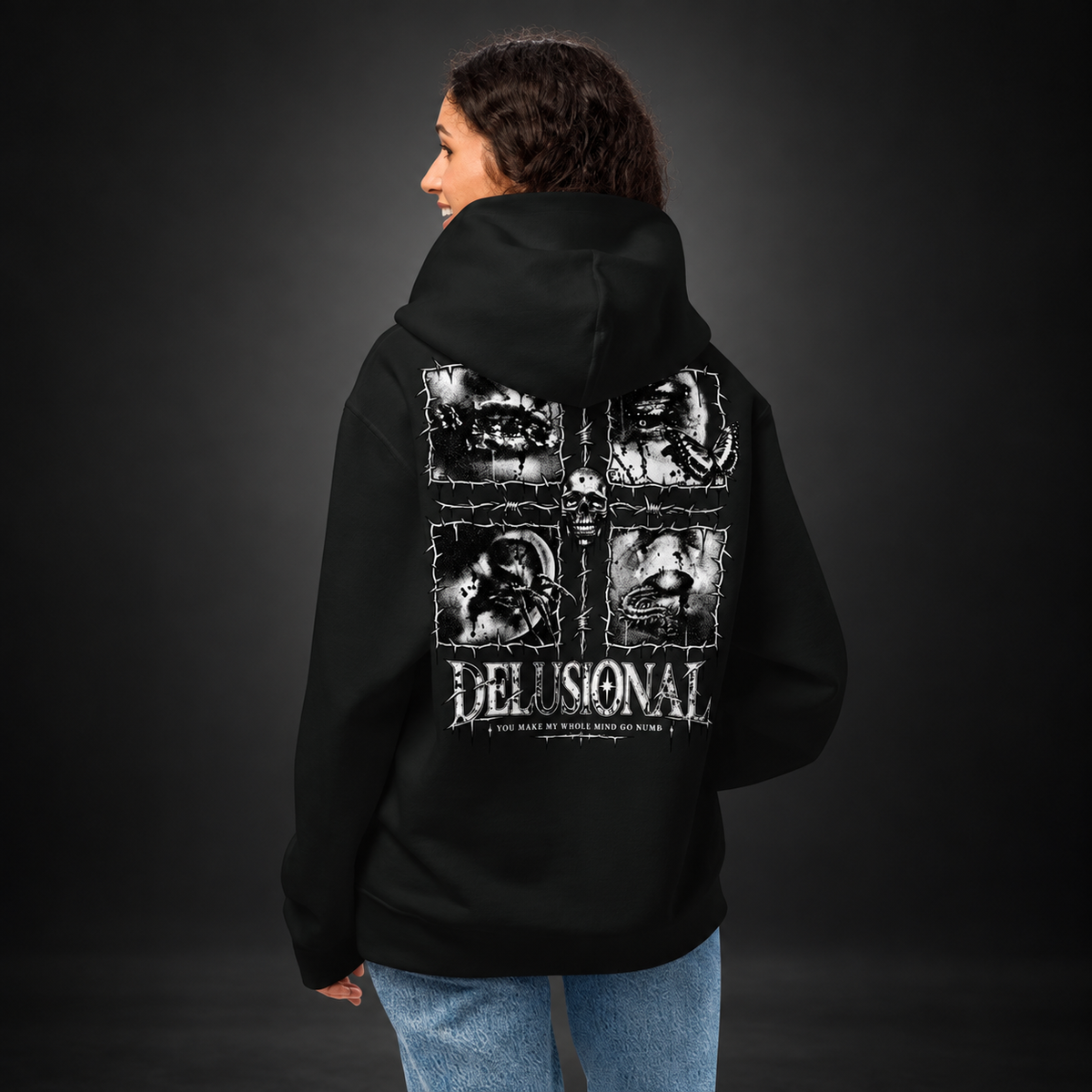 DELUSIONAL — Mind Numb | color:vintage black