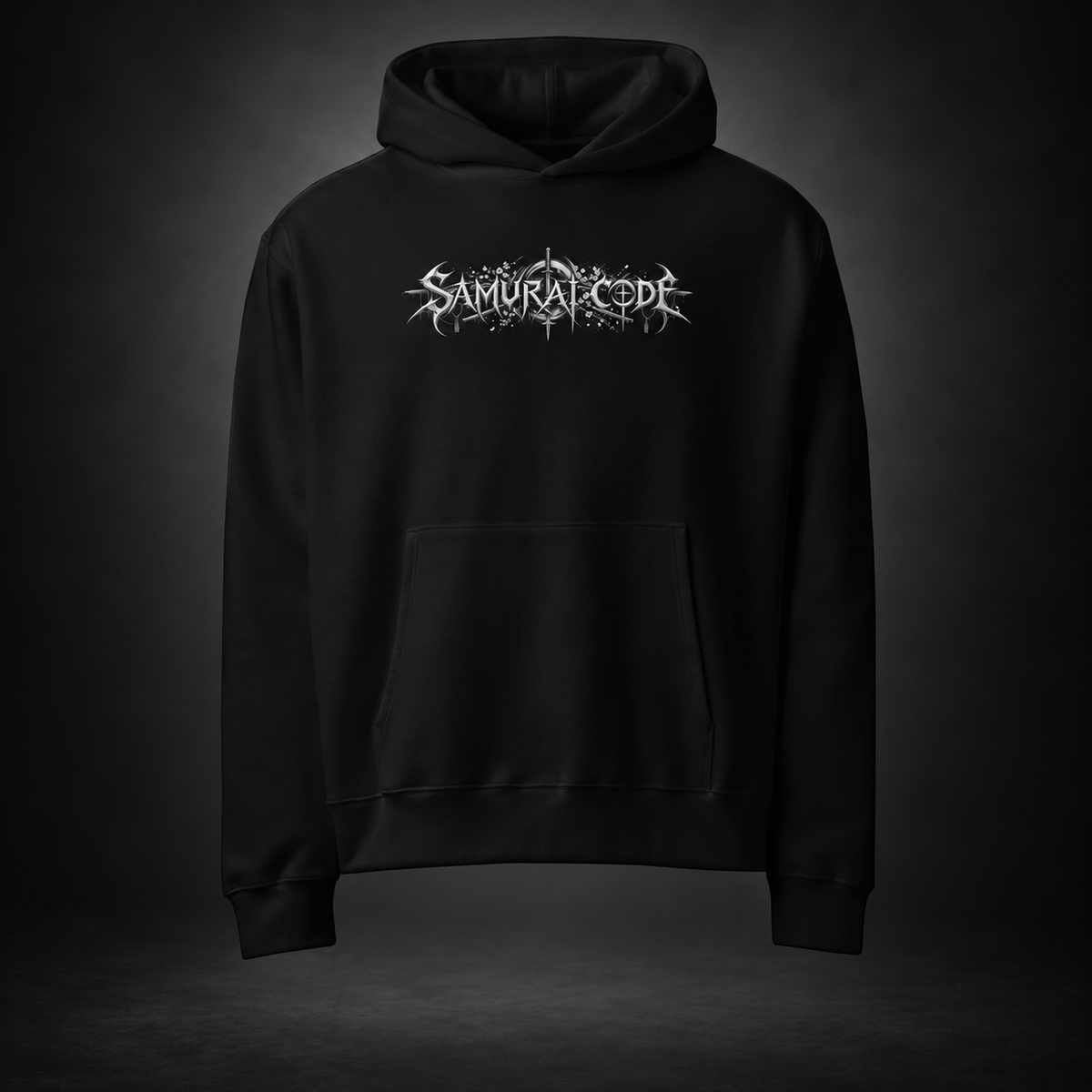SAMURAI CODE — Crimson Oath Hoodie| color:black