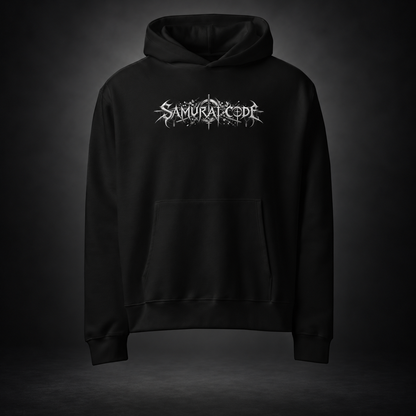 SAMURAI CODE — Crimson Oath Hoodie| color:black
