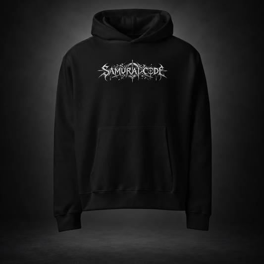 SAMURAI CODE — Crimson Oath Hoodie| color:black