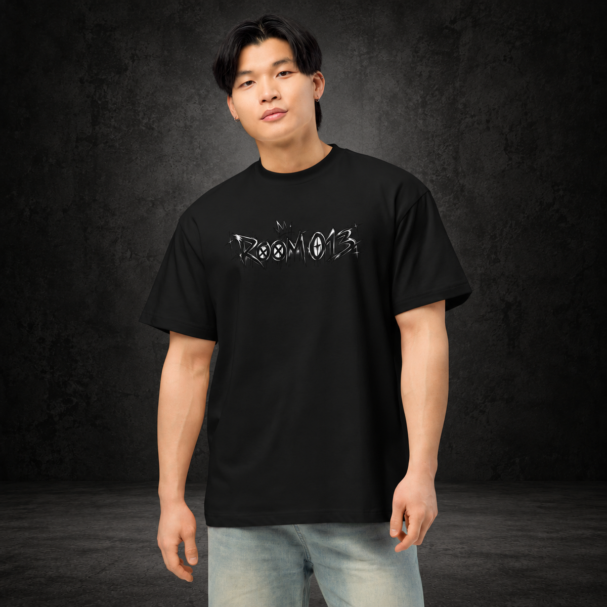ROOM 013 — Lost Signal Tee | color:black