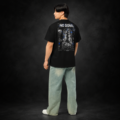 NO SIGNAL — Error 404 Tee | color:black