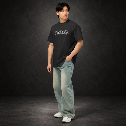 CHAOS — Ruined Halo Tee | color:vintage black