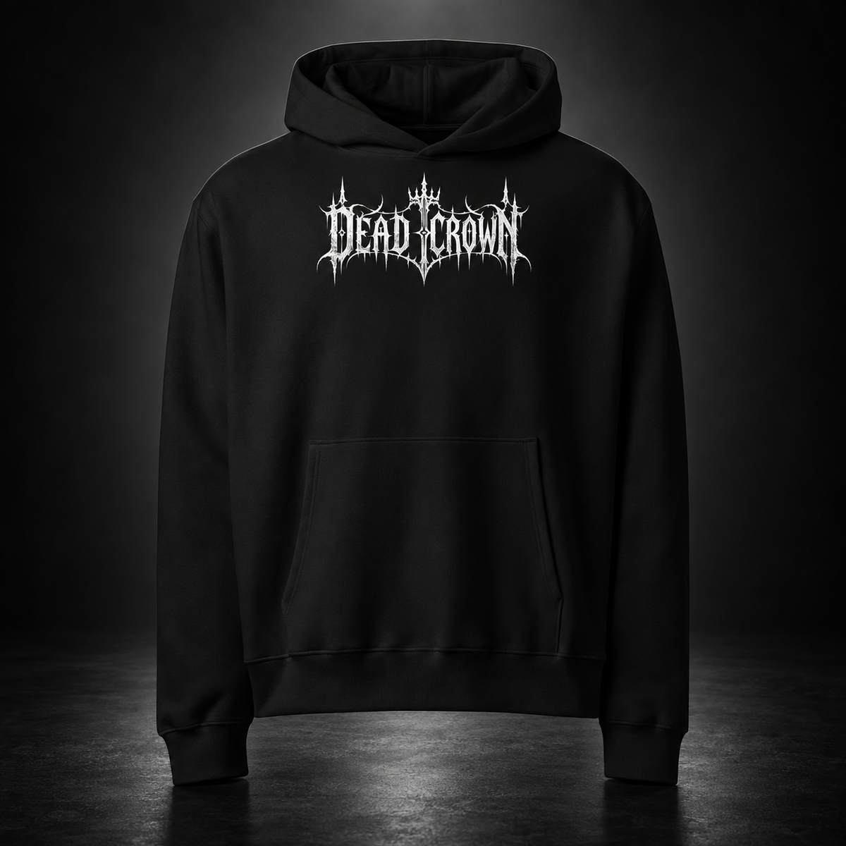 DEAD CROWN — Fallen Kingdom Hoodie | color:vintage black
