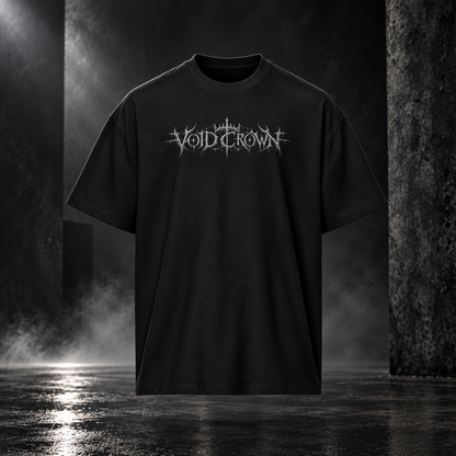 VOID CROWN — Sovereign Ruin Tee | color:black