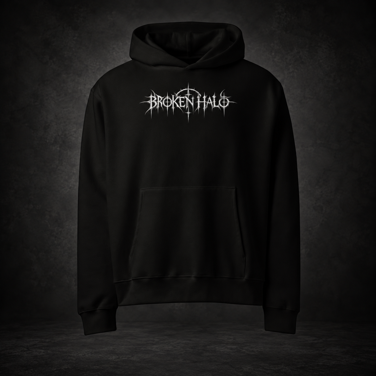 BROKEN HALO — Sacred Decay Hoodie | color:black