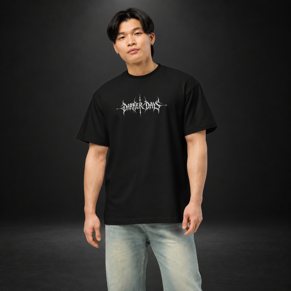 DARKER DAYS — Fallen Angel Tee | color:black