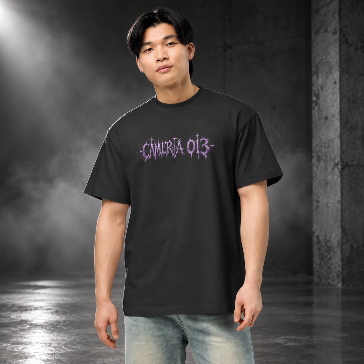 CAMERA 013 — Always Watching Boxy Tee | color:vintage black