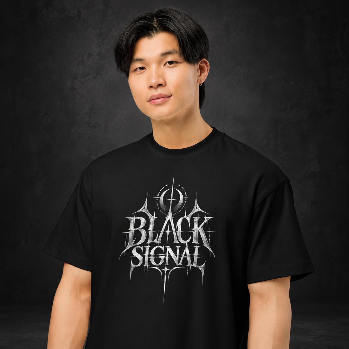 BLACK SIGNAL — Lost Transmission Tee | color:black