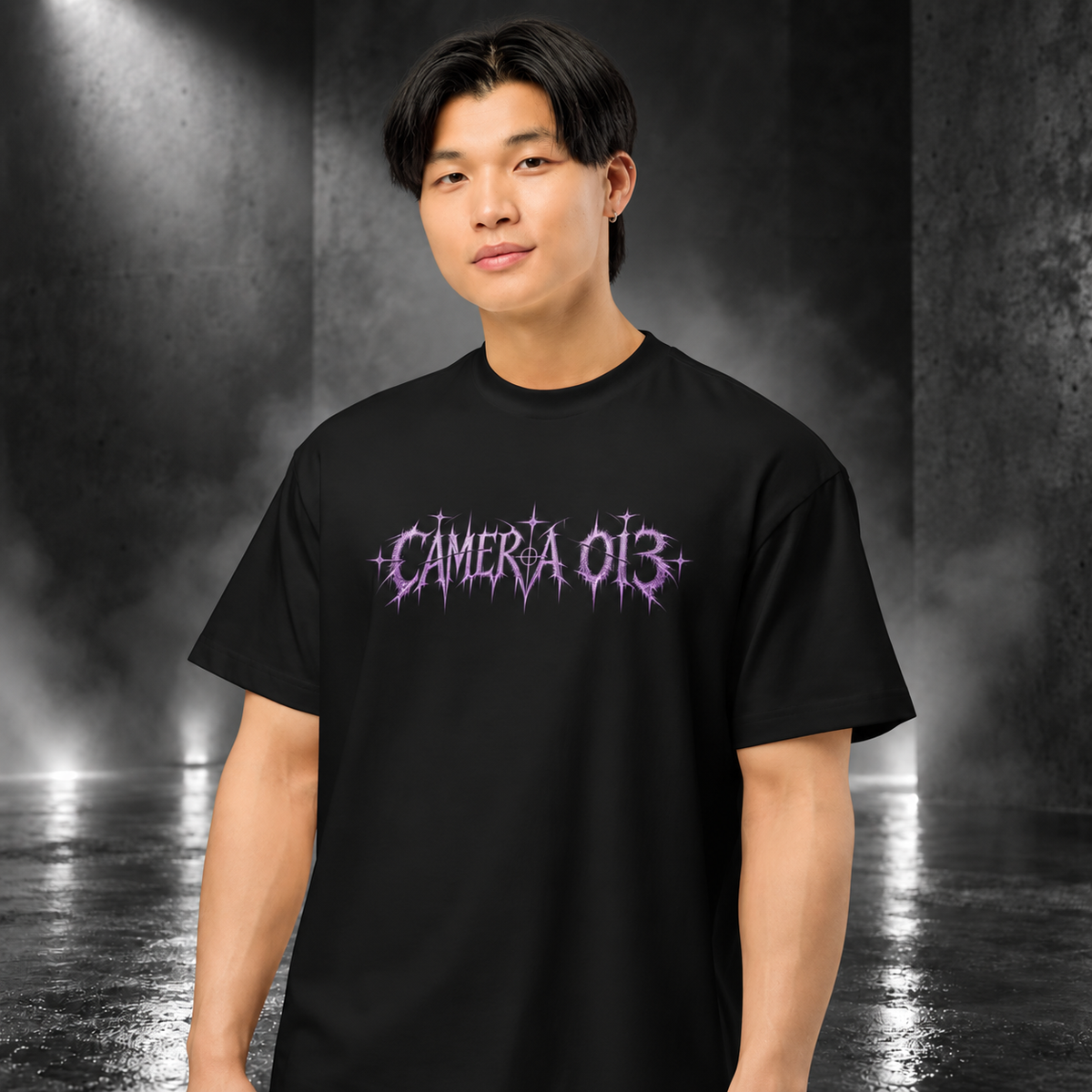 CAMERA 013 — Always Watching Boxy Tee | color:black