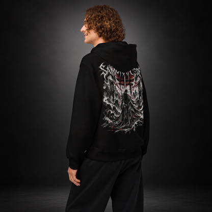 SAMURAI CODE — Crimson Oath Hoodie| color:black
