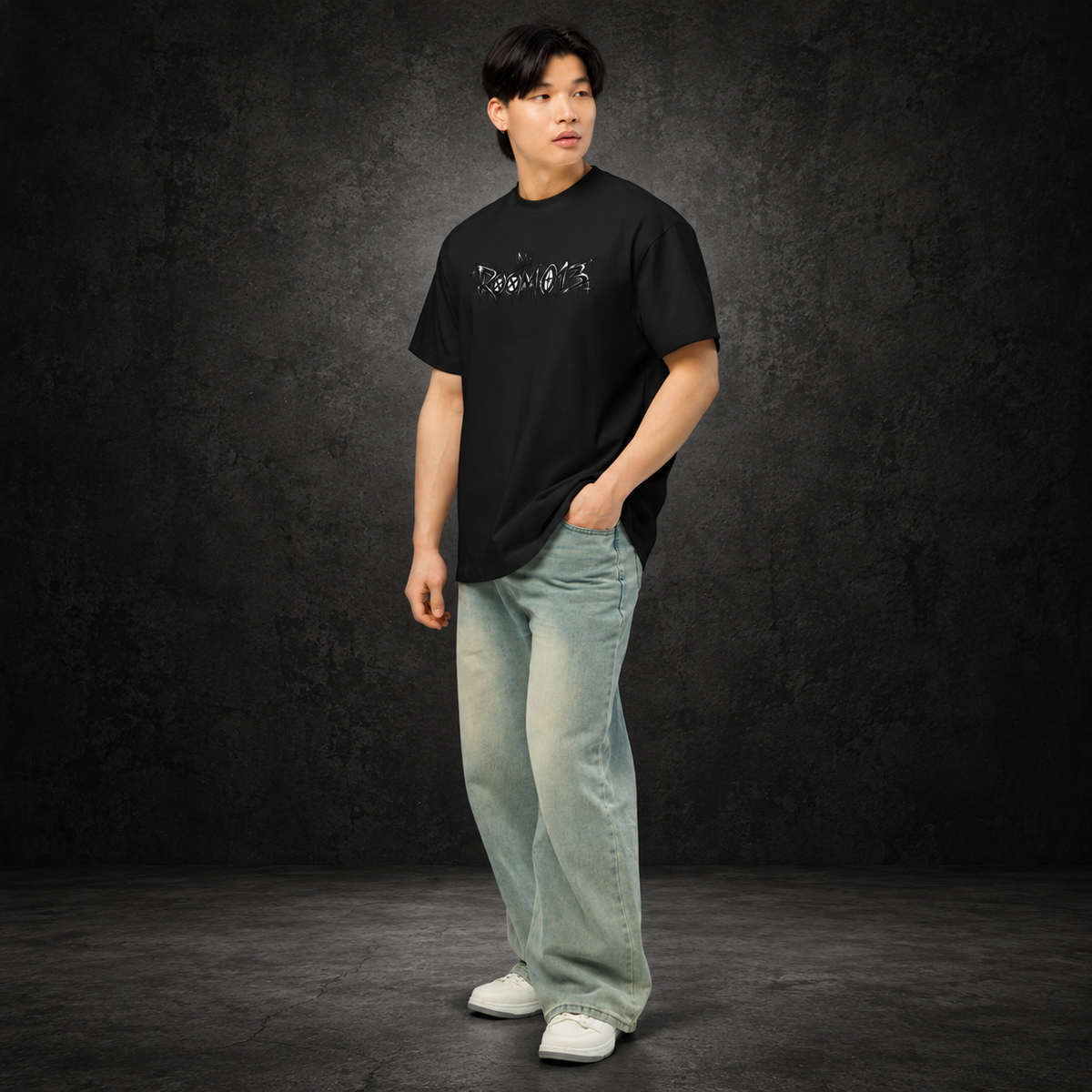 ROOM 013 — Lost Signal Tee | color:black