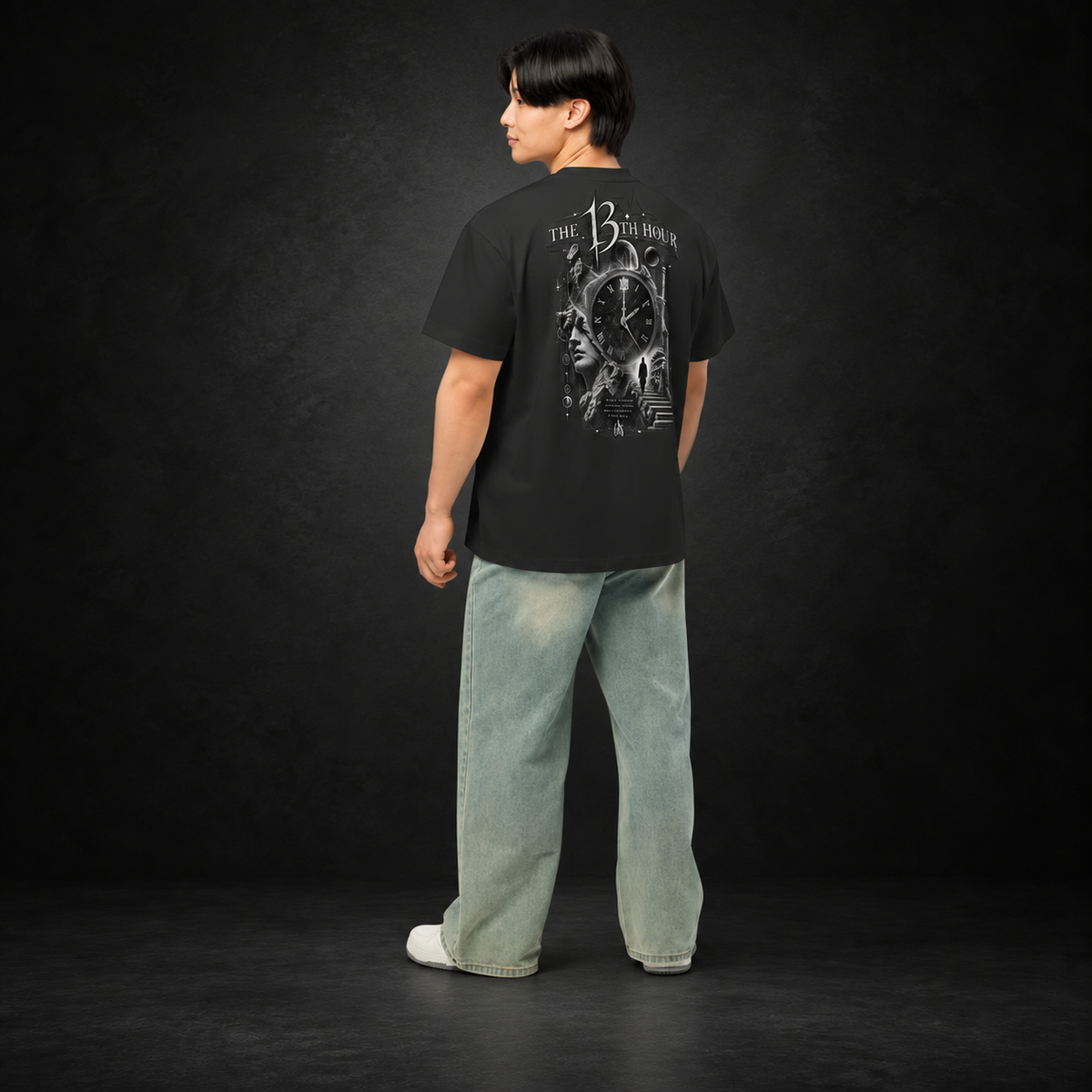 THE 13TH HOUR — Time Doesn’t Exist Tee | color:vintage black