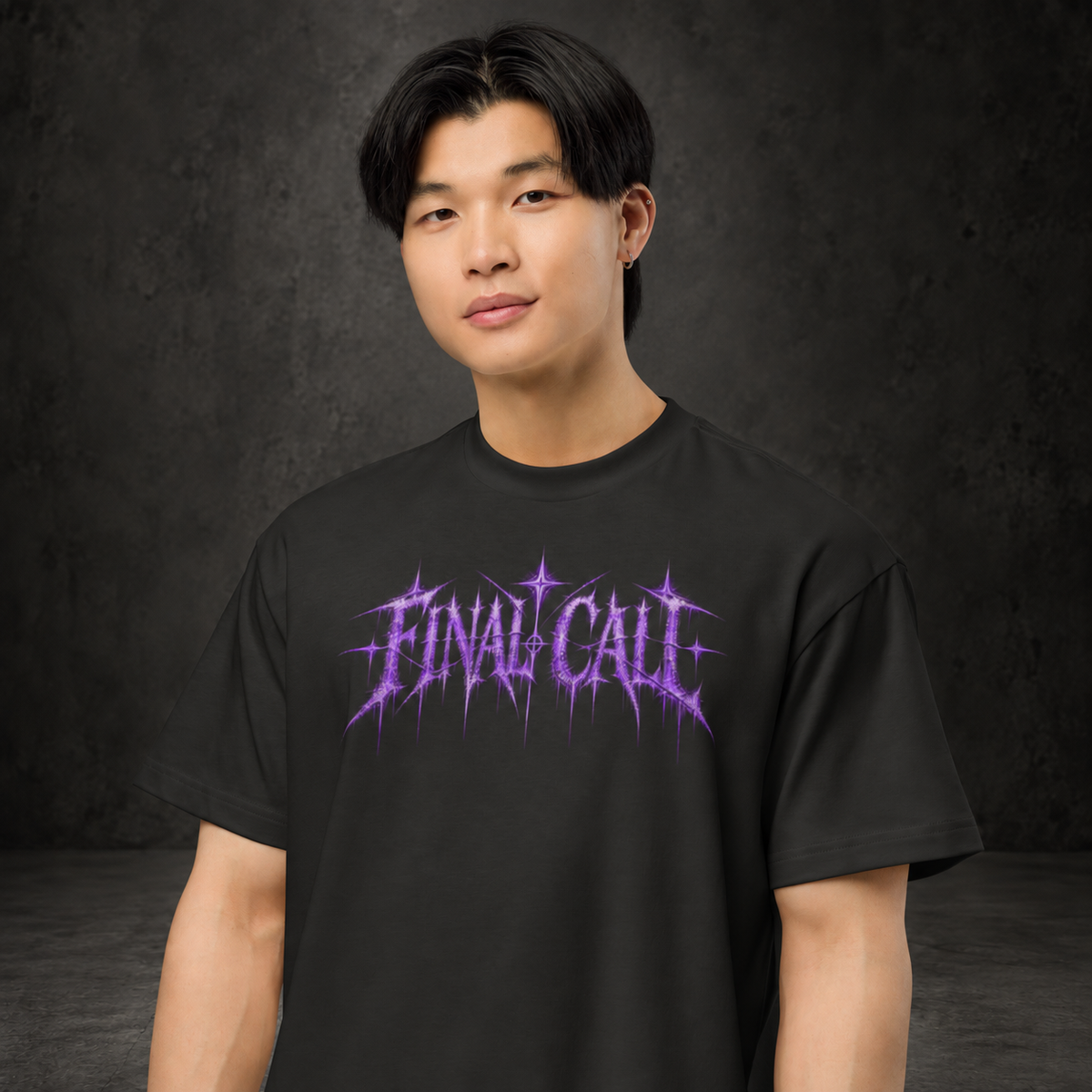 FINAL CALL — After Midnight Boxy Tee | color:vintage black