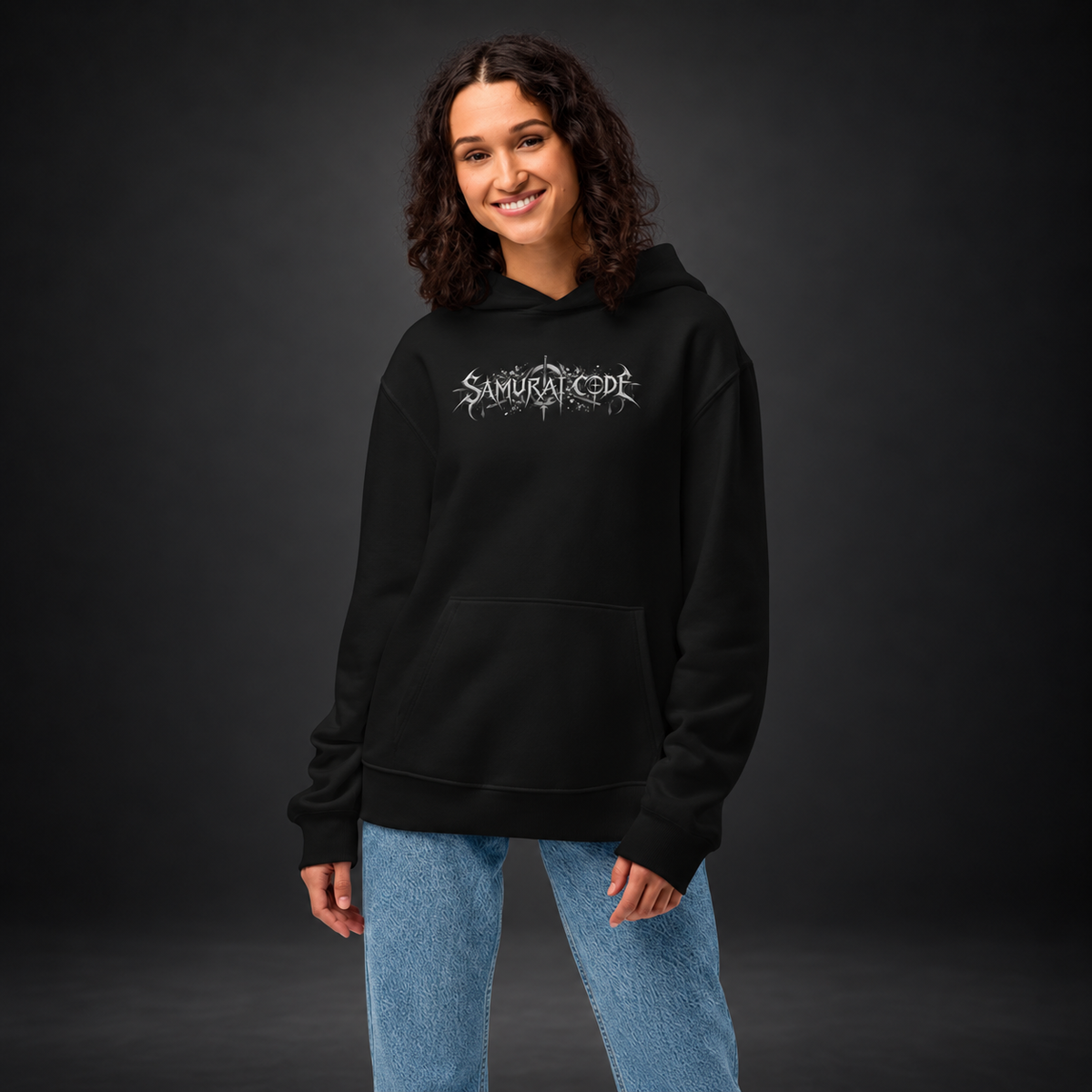 SAMURAI CODE — Crimson Oath Hoodie| color:vintage black