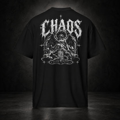 CHAOS — Ruined Halo Tee | color:black
