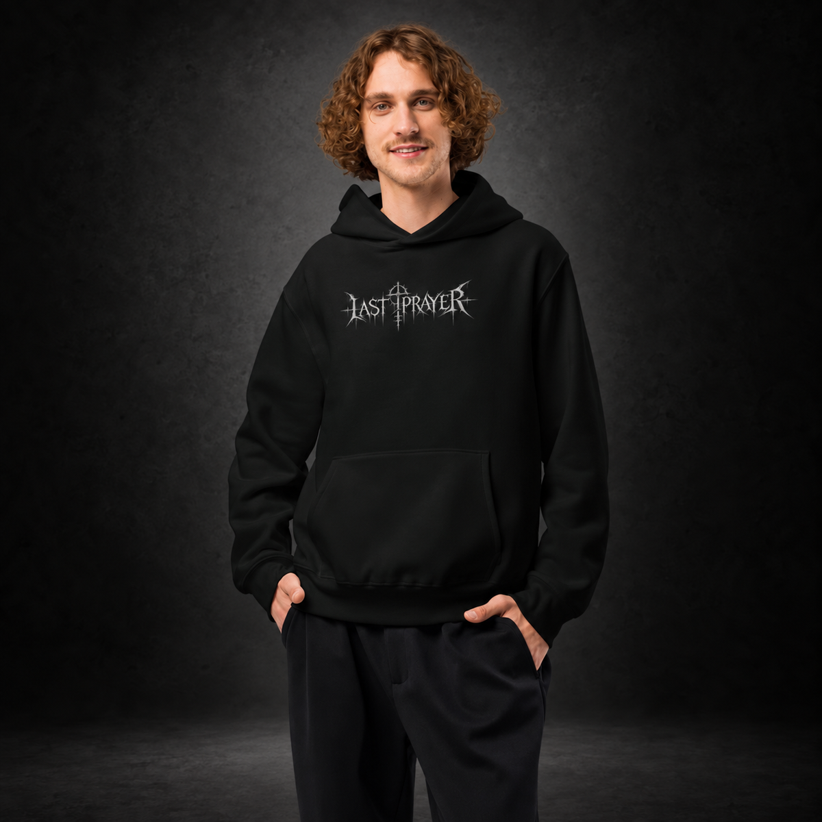 LAST PLAYER — Final Checkpoint Hoodie | color:vintage black