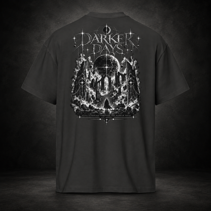 DARKER DAYS — Fallen Angel Tee | color:vintage black