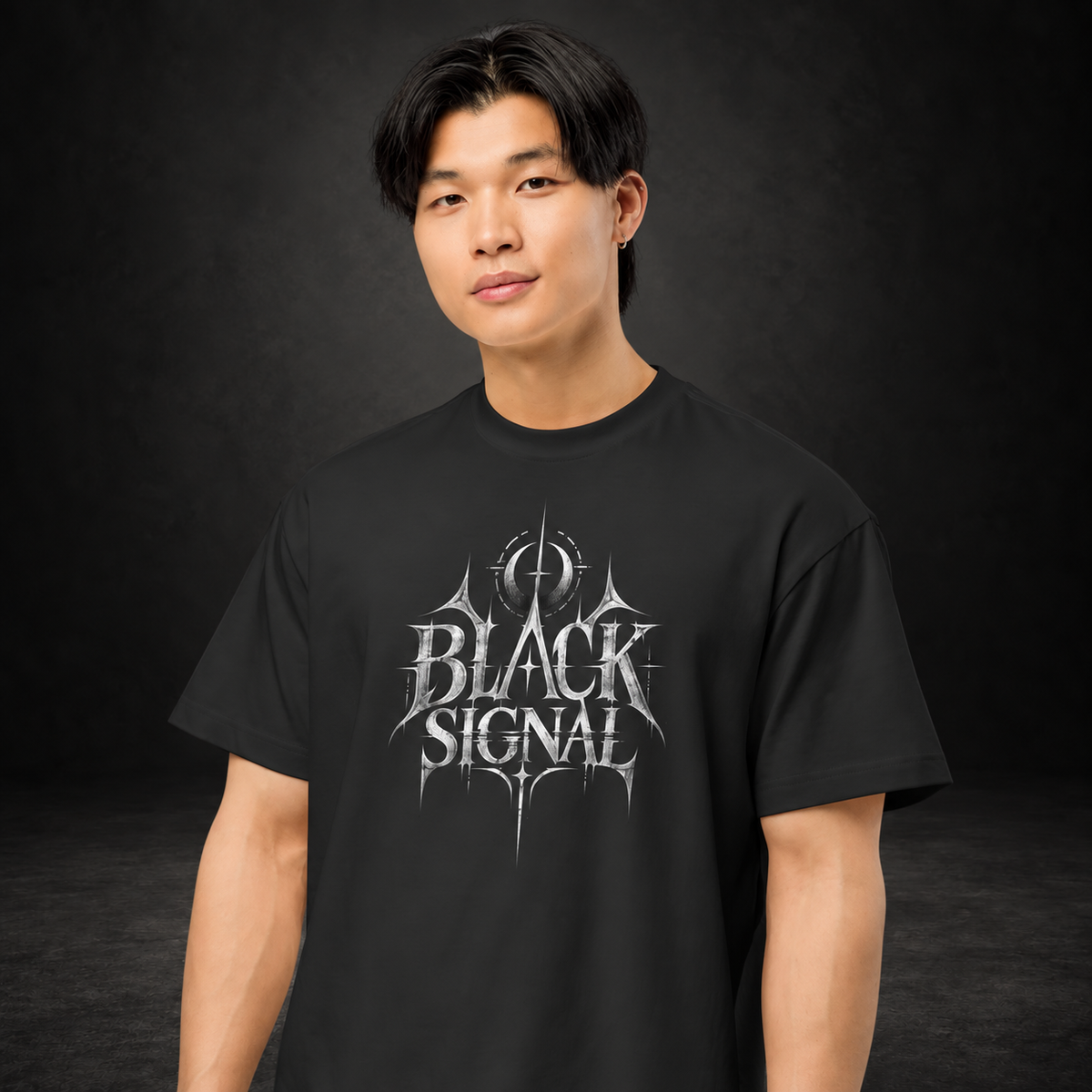 BLACK SIGNAL — Lost Transmission Tee | color:vintage black