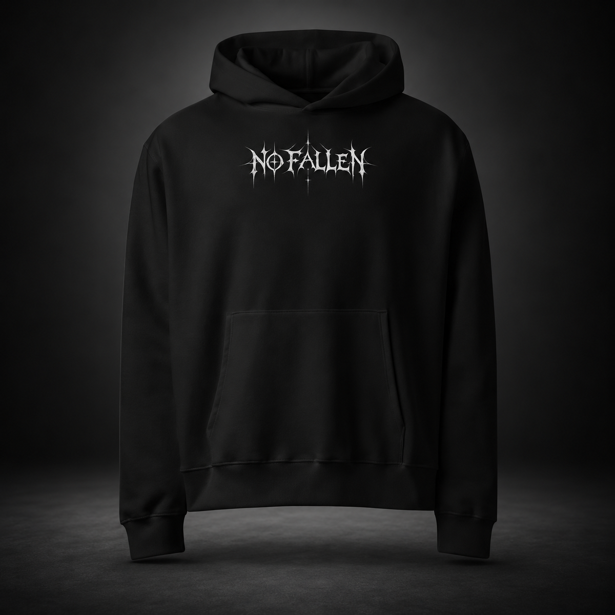 NO FALLEN — Dark Covenant Hoodie | color:vintage black