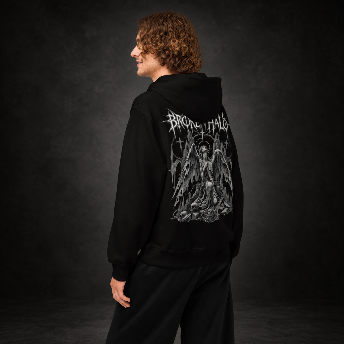 BROKEN HALO — Sacred Decay Hoodie