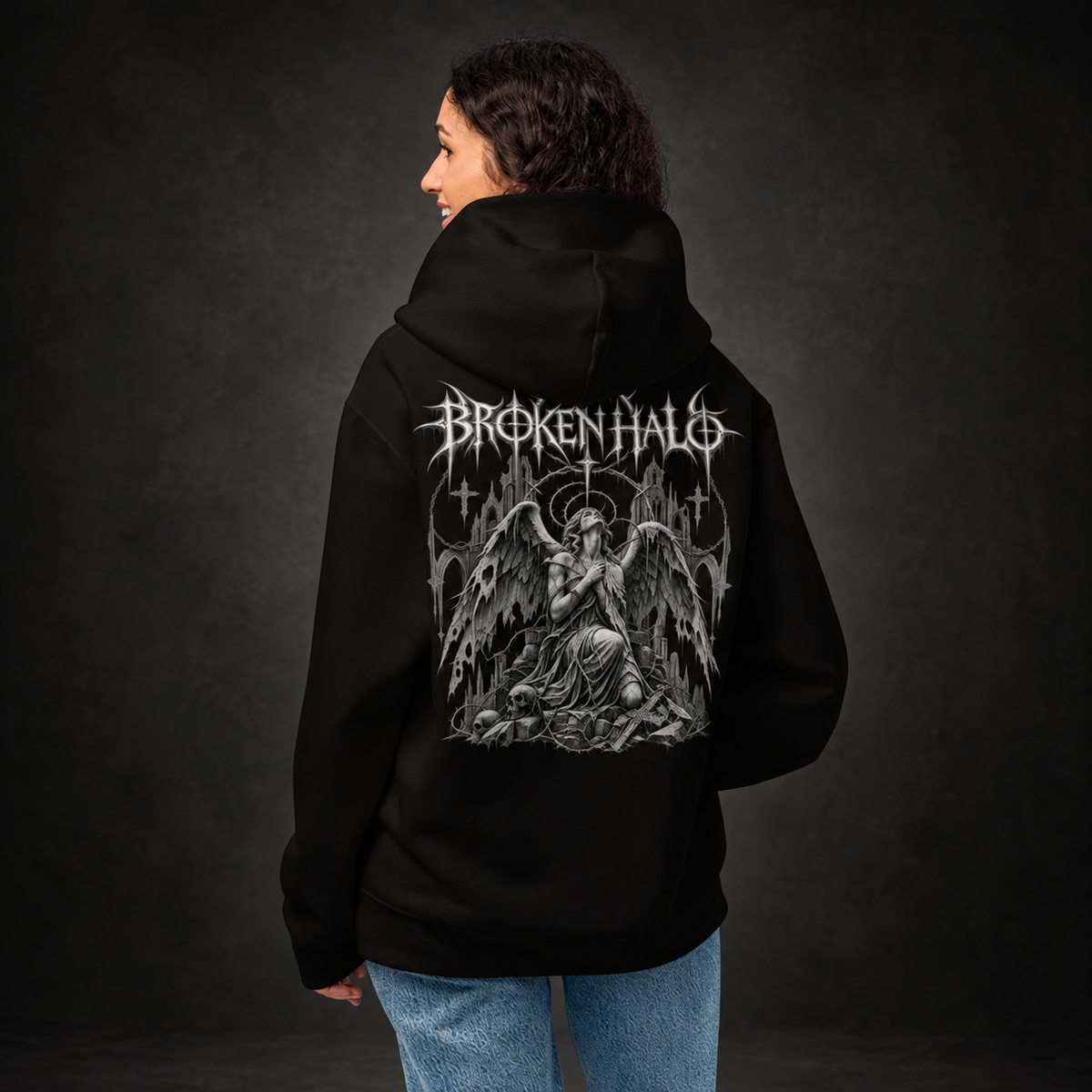 BROKEN HALO — Sacred Decay Hoodie
