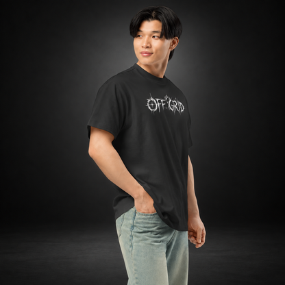 OFF GRID — Disconnected Boxy Tee | color:vintage black