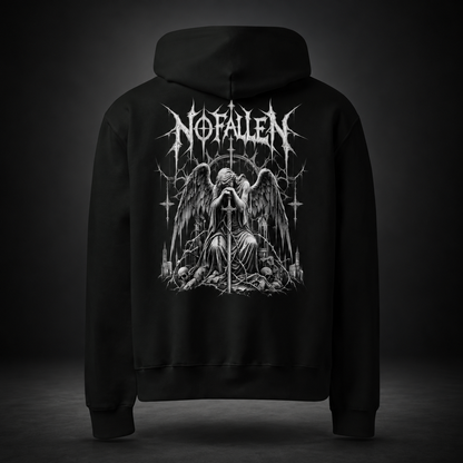 NO FALLEN — Dark Covenant Hoodie | color:vintage black