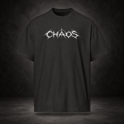 CHAOS — Ruined Halo Tee | color:vintage black