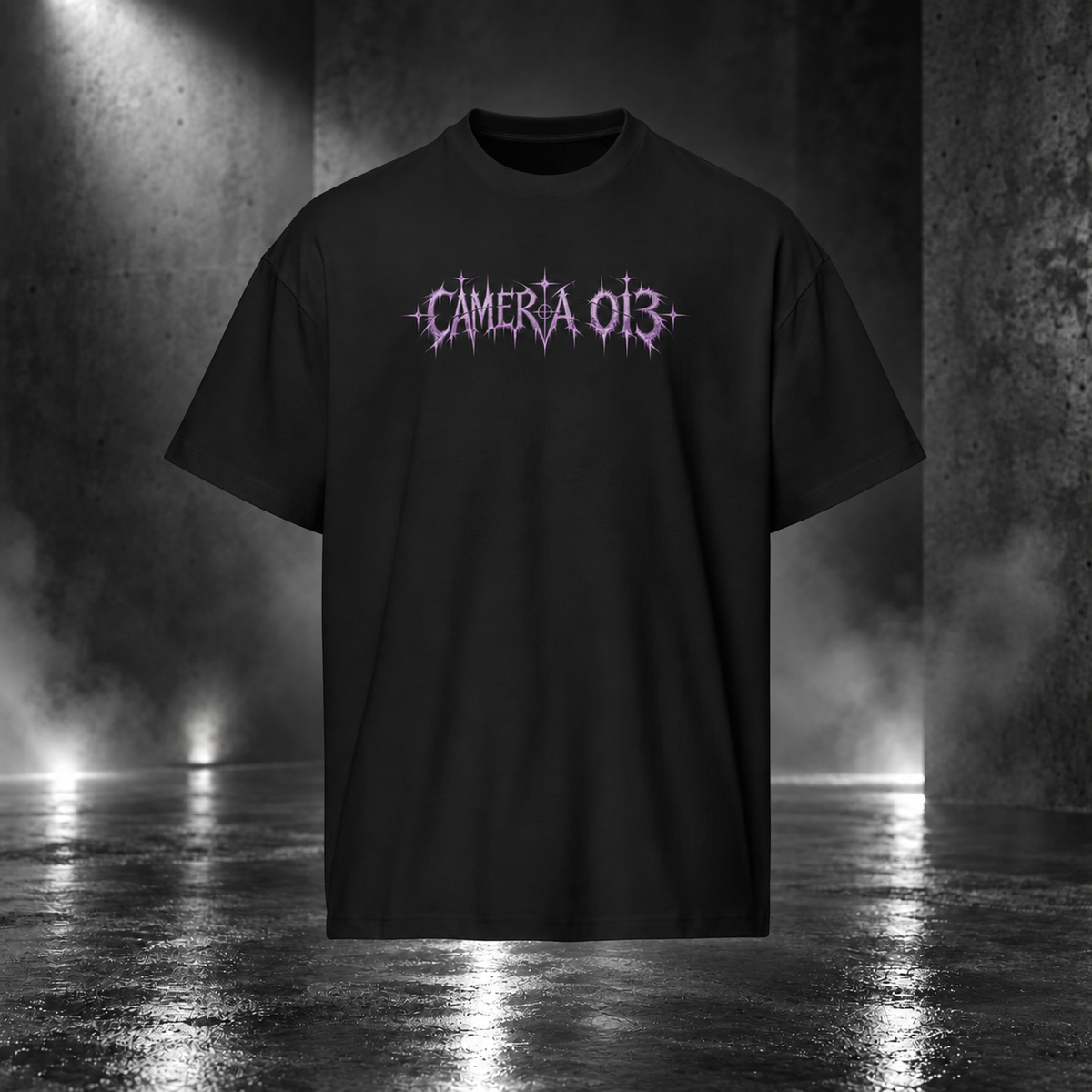 CAMERA 013 — Always Watching Boxy Tee | color:black