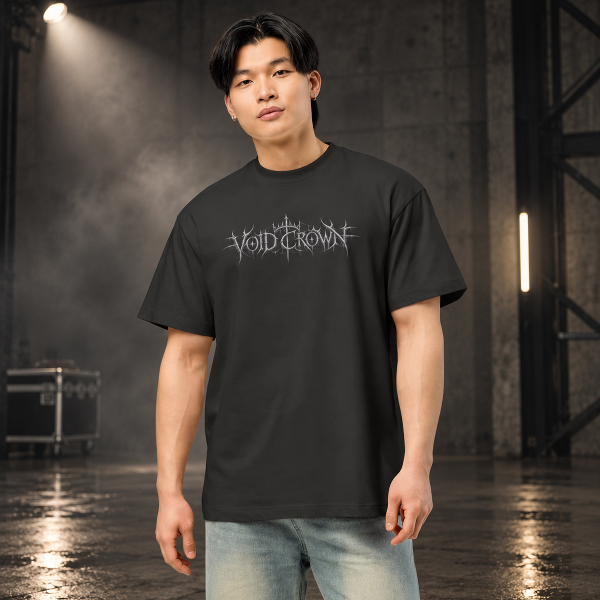 VOID CROWN — Sovereign Ruin Tee | color:vintage black
