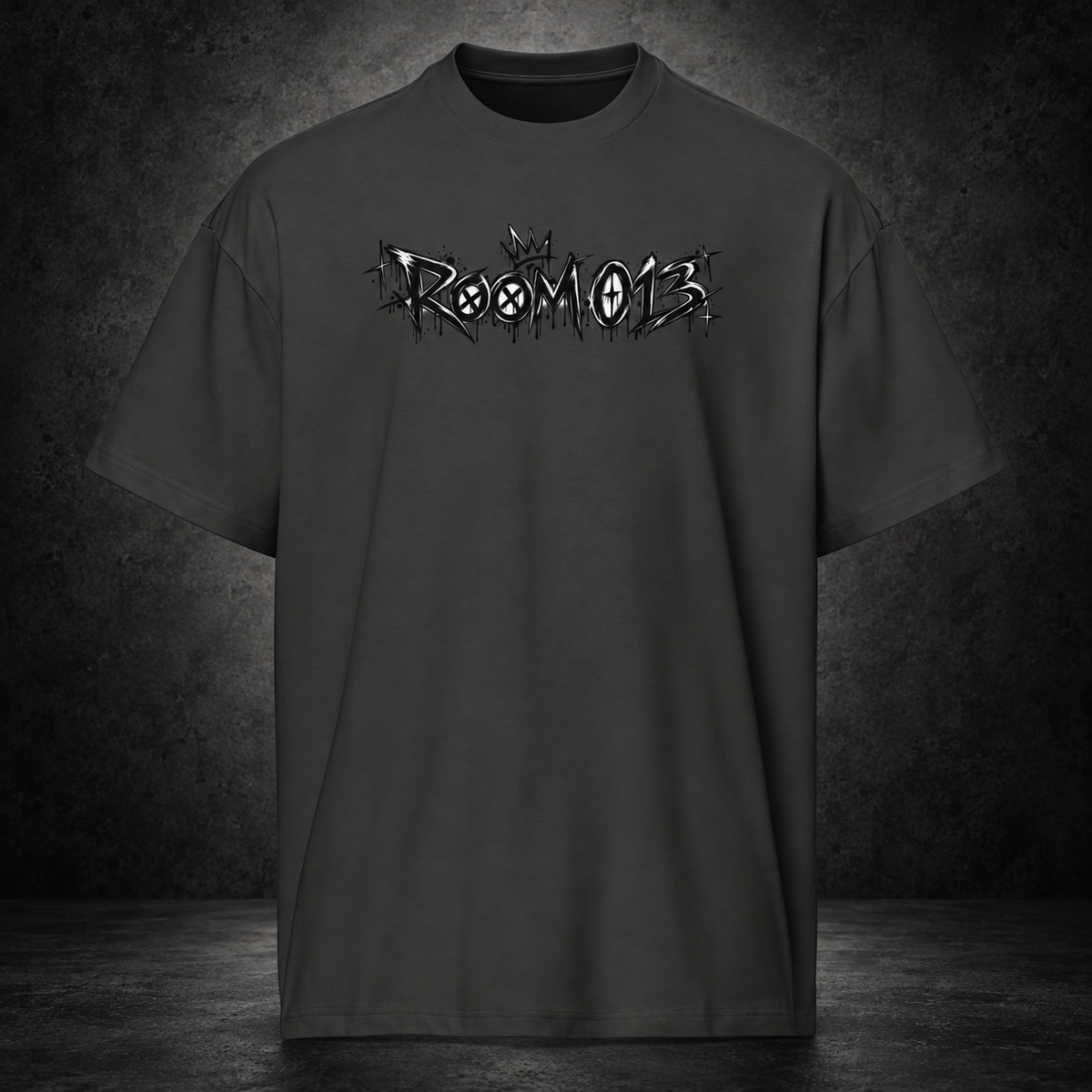 ROOM 013 — Lost Signal Tee | color:vintage black