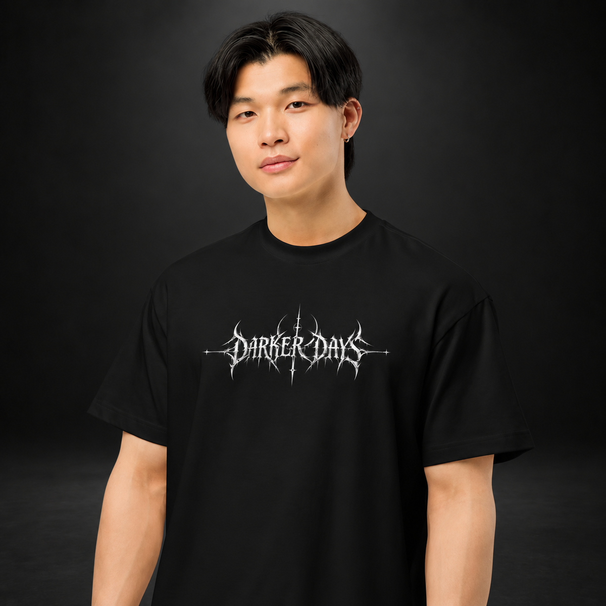 DARKER DAYS — Fallen Angel Tee | color:black