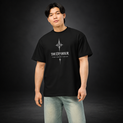 THE 13TH HOUR — Time Doesn’t Exist Tee | color:black