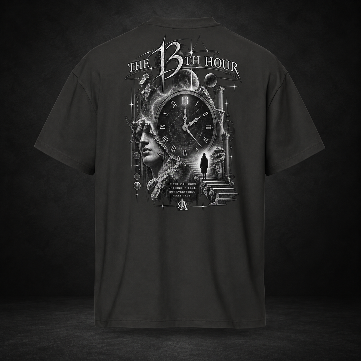 THE 13TH HOUR — Time Doesn’t Exist Tee | color:vintage black
