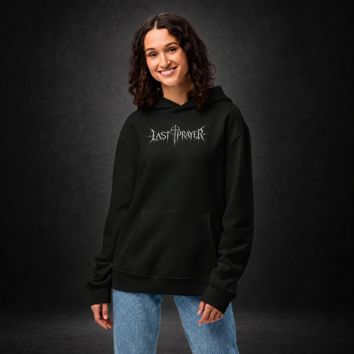 LAST PLAYER — Final Checkpoint Hoodie | color:vintage black