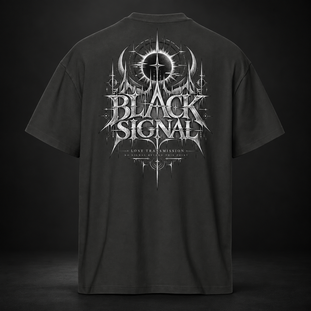 BLACK SIGNAL — Lost Transmission Tee | color:vintage black