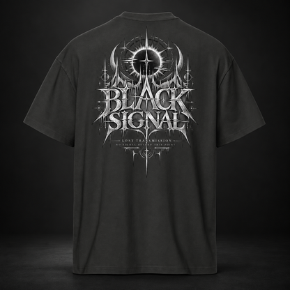 BLACK SIGNAL — Lost Transmission Tee | color:vintage black