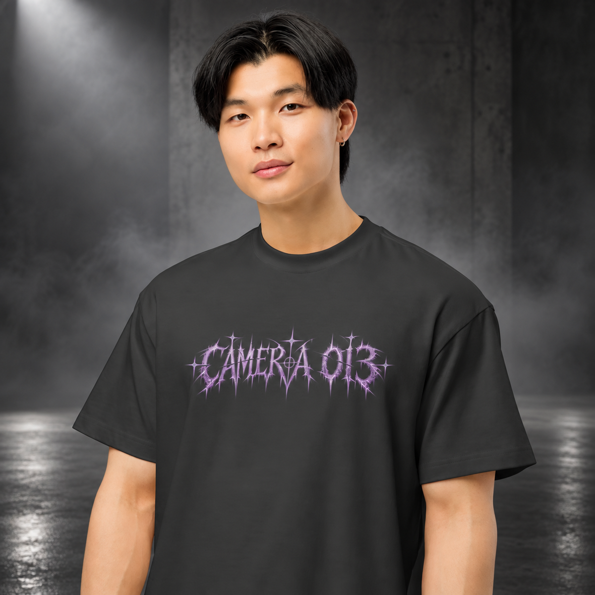CAMERA 013 — Always Watching Boxy Tee | color:vintage black