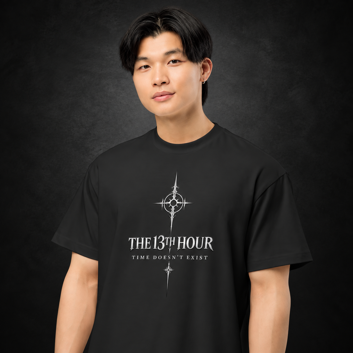 THE 13TH HOUR — Time Doesn’t Exist Tee | color:vintage black