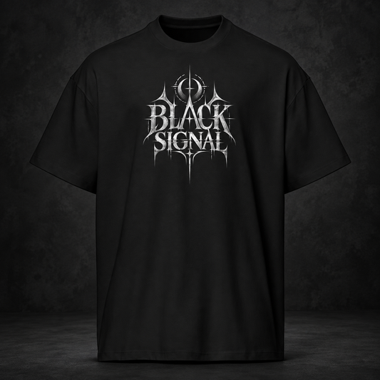 BLACK SIGNAL — Lost Transmission Tee | color:black