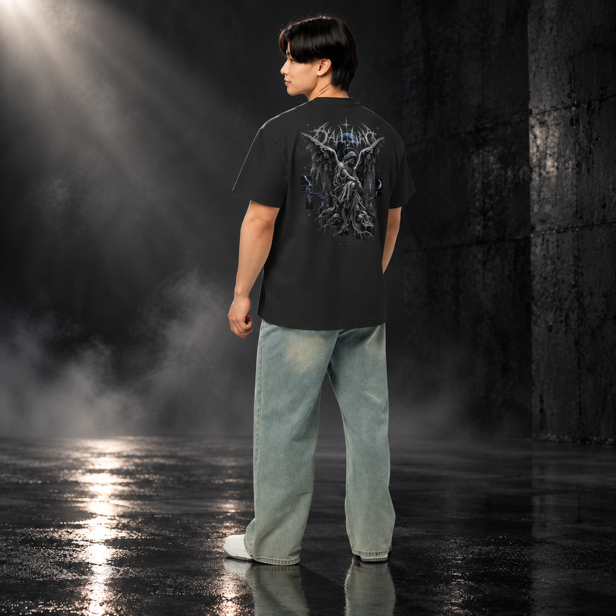 VOID CROWN — Sovereign Ruin Tee | color:vintage black