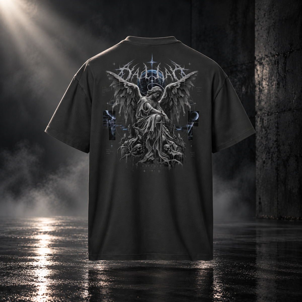 VOID CROWN — Sovereign Ruin Tee | color:vintage black