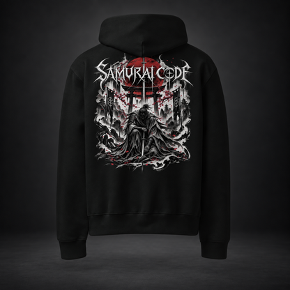 SAMURAI CODE — Crimson Oath Hoodie| color:vintage black